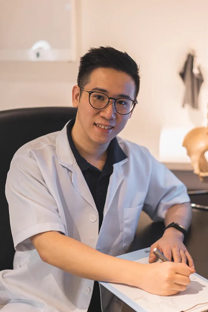 Marcus Tang Zhao Hui, founder and Chartered Physiotherapist at Unwind Physio